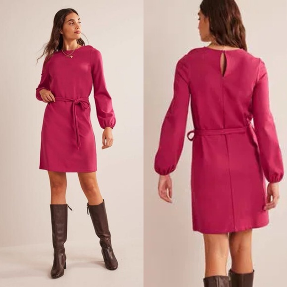 Boden Violet Ponte Shift Dress